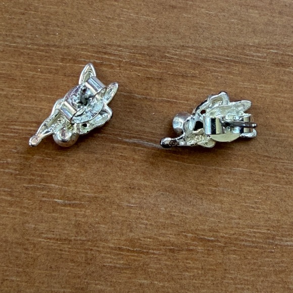 Disney Silver Tinker Bell Stud Earrings pair - Picture 3 of 3